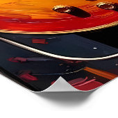 Denim und Guitar Poster (Ecke)