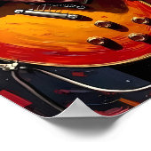 Denim und Guitar Poster (Ecke)