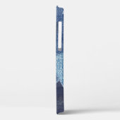Denim Urban: Distressed Streifen-Patchwork. Case-Mate iPhone Hülle (Rückseite / Links)