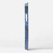 Denim Urban: Distressed Streifen-Patchwork. Case-Mate iPhone Hülle (Rückseite / Rechts)