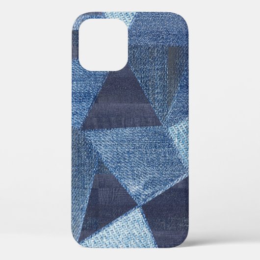 Denim Urban: Distressed Striped Patchwork. Case-Mate iPhone Hülle (Rückseite)