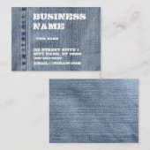 Denim Visitenkarte (Vorne/Hinten)
