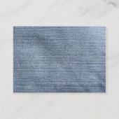 Denim Visitenkarte (Rückseite)