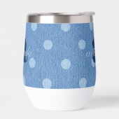 Denim Washed Polka Dot (Links)