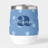 Denim Washed Polka Dot (Vorderseite)