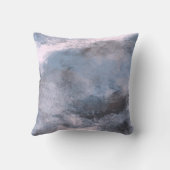 Denim Water Nebel Design Kissen (Rückseite)