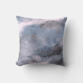 Denim Water Nebel Design Kissen (Vorderseite)