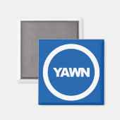 Denim Yawn Brand Dorm Kühlschrank Magnet (Vorderseite/Rückseite)