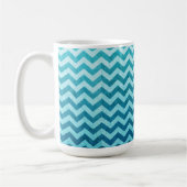 Denim Zickzack von Shirley Taylor Kaffeetasse (Links)