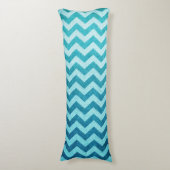 Denim Zickzack von Shirley Taylor Seitenschläferkissen (Vorderseite Vertikal)