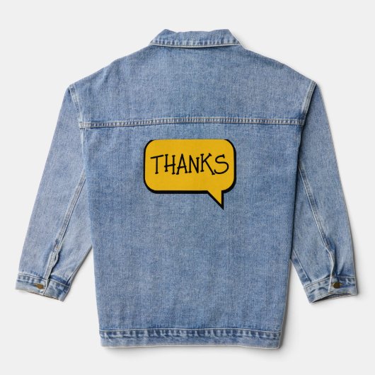 Denimjacke Jeansjacke (Rückseite)