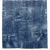 Denimmaterial, Duschvorhang (Vorderseite)