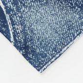 Denimmaterial, Fleecedecke (Ecke)