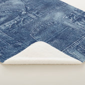 Denimmaterial, Sherpadecke (3/4)
