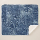 Denimmaterial, Sherpadecke (Vorderseite (Horizontal))