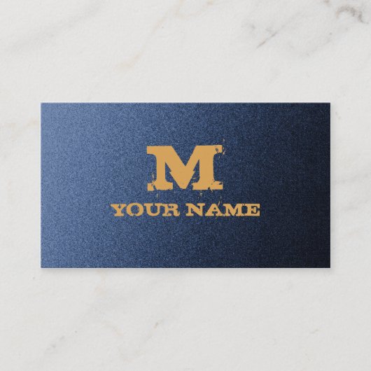 Denin Entwurfs-Visitenkarte kundengerecht Visitenkarte (Vorderseite)