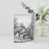 Denis Diderot und Melchior, baron de Grimm Postkarte (Stehend Vorderseite)