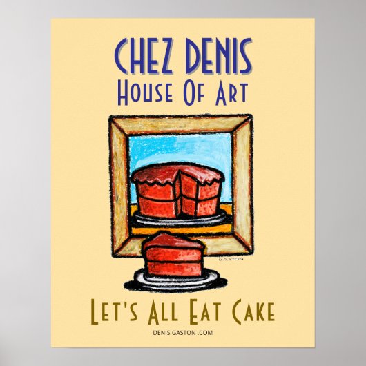 Denis Gaston Art Poster (Vorne)