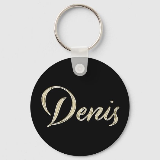 Denis whitegold Button Schlüsselger Schlüsselanhänger (Vorderseite)