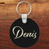 Denis whitegold Button Schlüsselger Schlüsselanhänger (Vorderseite)
