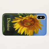 Denise, Big Sunflower (Personalisieren Sie Ihren N Case-Mate iPhone Hülle (Rückseite (Horizontal))