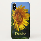 Denise, Big Sunflower (Personalisieren Sie Ihren N Case-Mate iPhone Hülle (Rückseite)