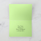 Denise Happy Birthday Rote Rose Card Karte (Innenseite)