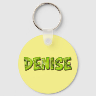 Denise Name Kiwi Design Schlüsselanhänger