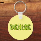 Denise Name Kiwi Design Schlüsselanhänger (Vorderseite)