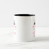 Denise of natürlich bin ich Phantastisch Zweifarbige Tasse (Mittel)