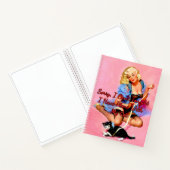 Denise Purrty von Gil Elvgren aus den 50er Jahren Notizblock (Innenseite)