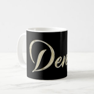 Denise white gold Handwriting Tasse Kaffeetasse