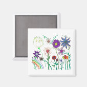 Denise's "Windows of Cheer" Magnet (Vorderseite/Rückseite)