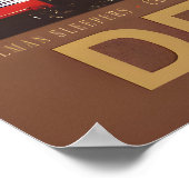 Denison Texas Special Retro Train Poster MKT Katy (Ecke)