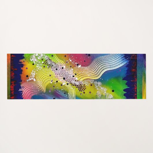 DENK AN Christèle Chabrette Yogamatte (Rückseite (Horizontal))