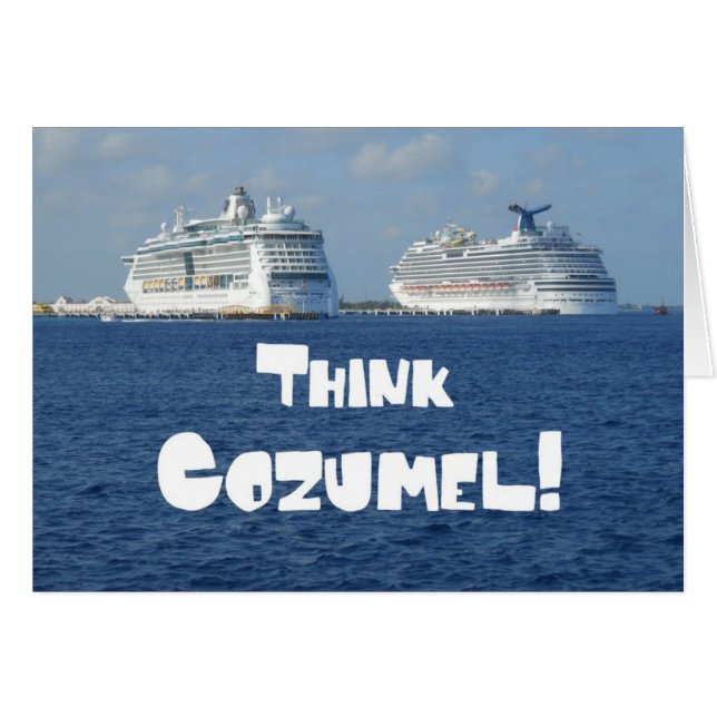 Denk an Cozumel! (Vorderseite (Horizontal))