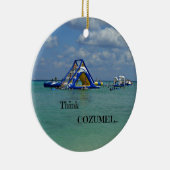 Denk an Cozumel! Keramikornament (Rechts)