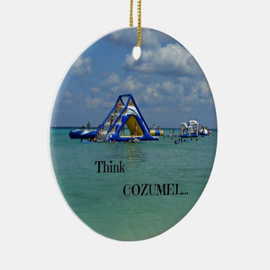 Denk an Cozumel! Keramikornament (Rechts)