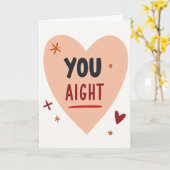 Denk an Dich Aight Karte (Gelbe Blume)