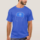 Denk an Schnee! und Ski T-Shirt (Vorderseite)