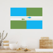 Denk Atheist Flag Poster (Küche)