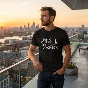 Denk außerhalb des Gehalts T-Shirt Tri-Blend Shirt