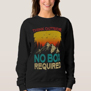 Denk außerhalb Keine Box erforderlich Natur Trekk Sweatshirt