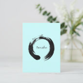 Denk daran zu atmen! postkarte (Stehend Vorderseite)