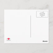 Denk glücklich! Sei glücklich! Postkarte (Rückseite)