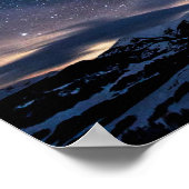 Denk groß nach. Träumen Sie groß. Glauben Sie groß Poster (Ecke)