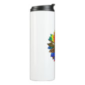 Denk immer daran, mutig zu sein, als du glaubst thermosbecher (Nach links gedreht)