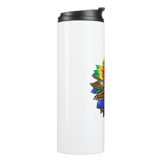 Denk immer daran, mutig zu sein, als du glaubst thermosbecher (Nach links gedreht)