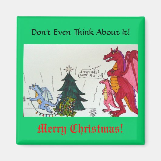 Denk nicht mal darüber nach! magnet (Vorne)