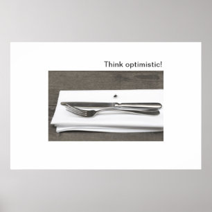 Denk optimistisch! poster
